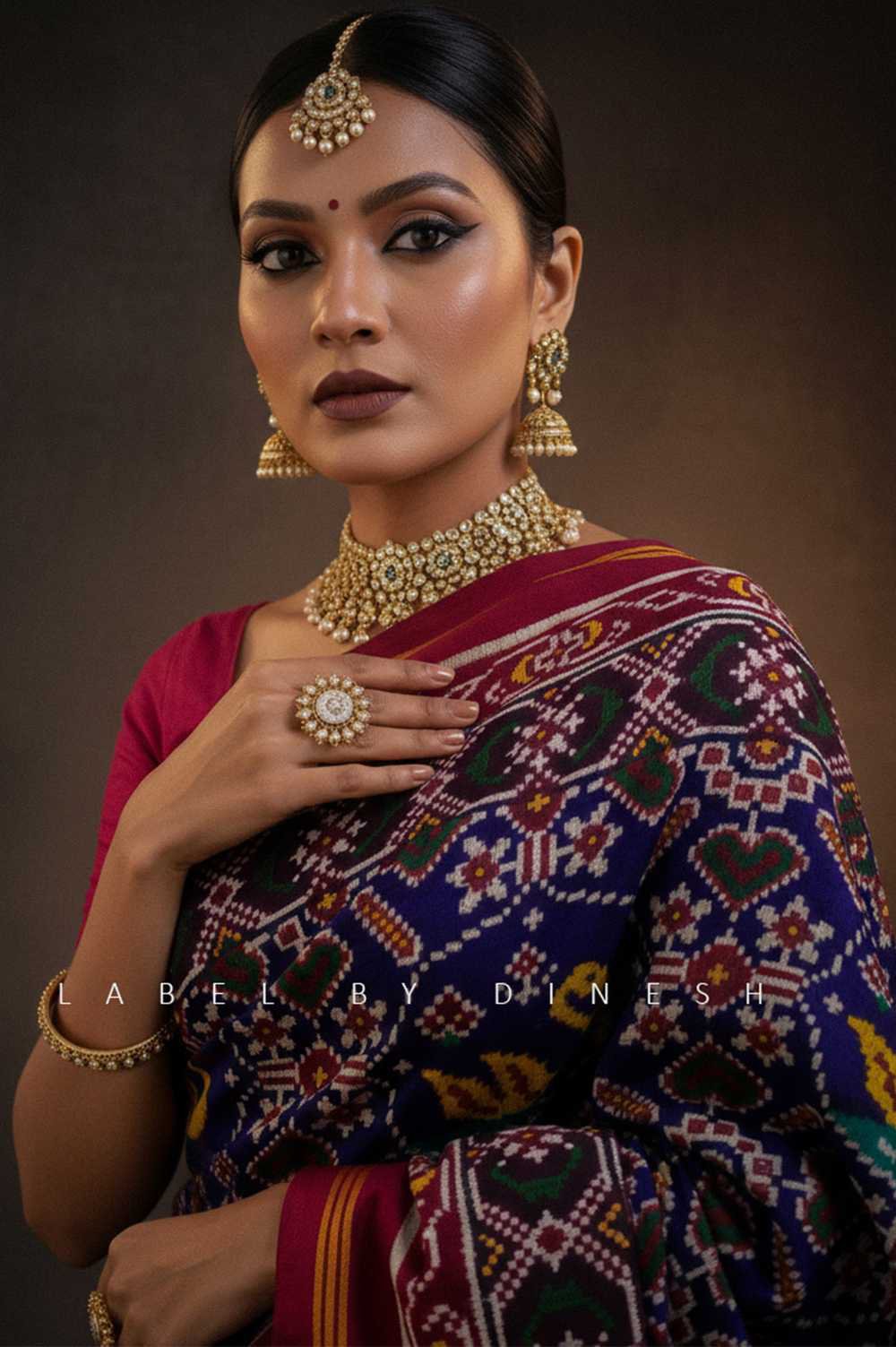 Swan In Manek Chowk Design Patola Saree_1