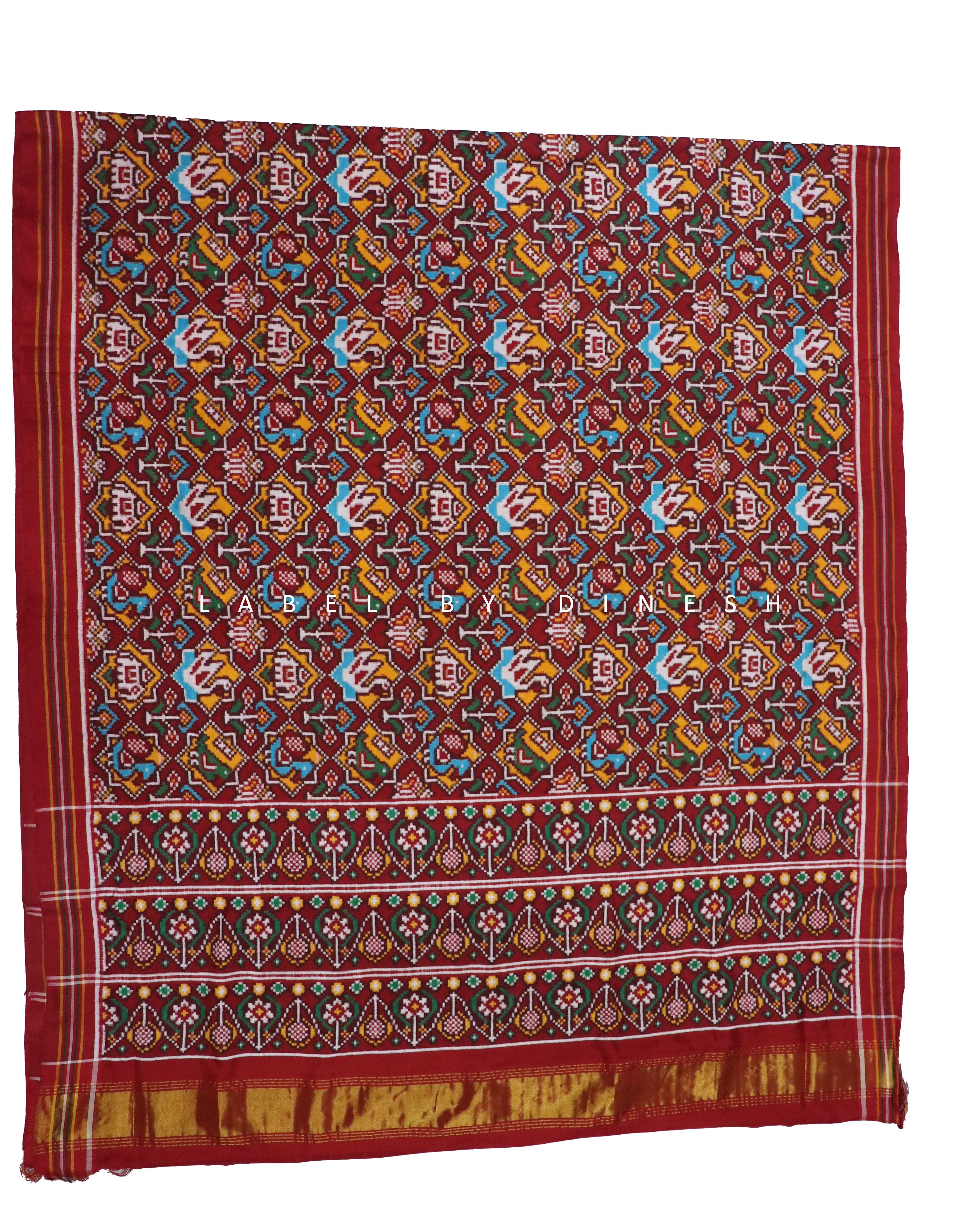 Red Figures 9 Patola Saree_1